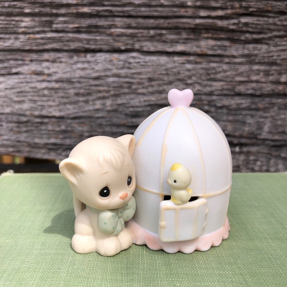 Precious Moments 524492 Can’t Be Without You sad eyes 90s figurine 1990 Enesco